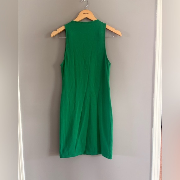 Zara Green Sleeveless Mini dress size L - Picture 5 of 10